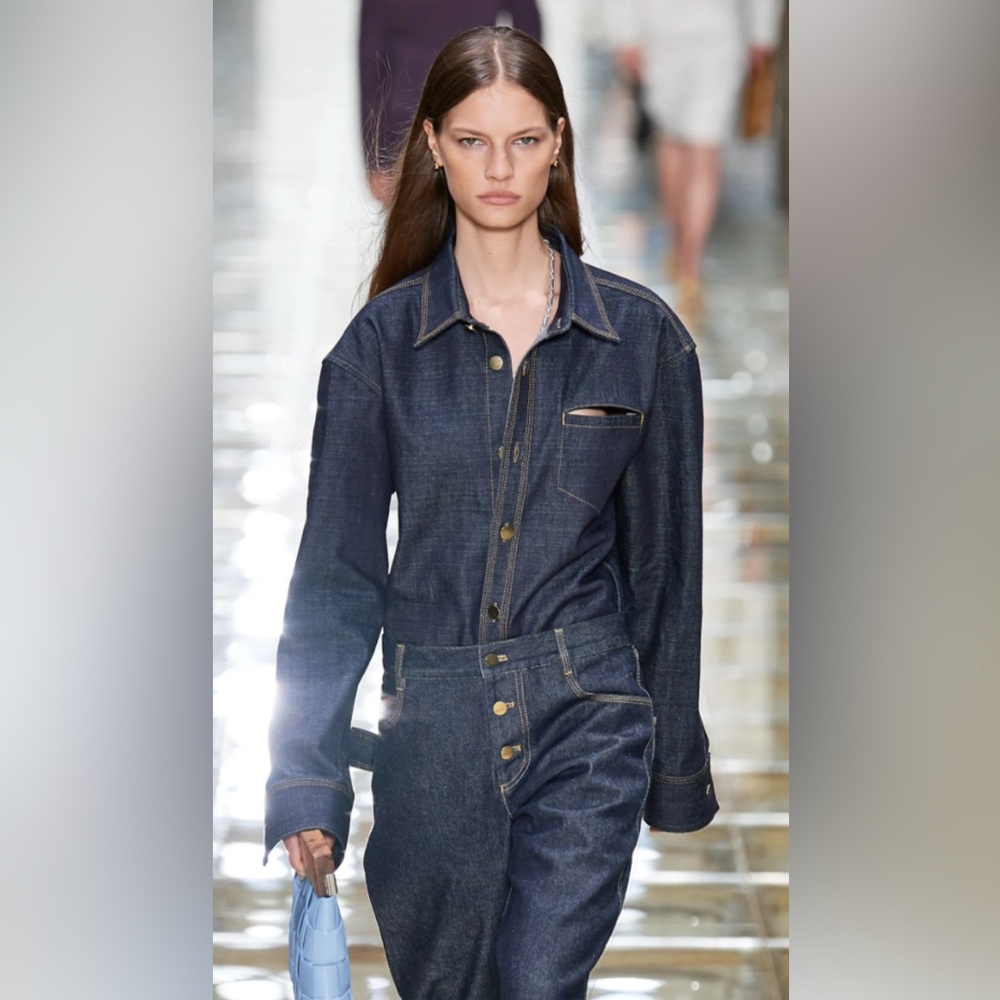 Bottega Veneta Denim Spring 2020 Runway Jacket Shirt